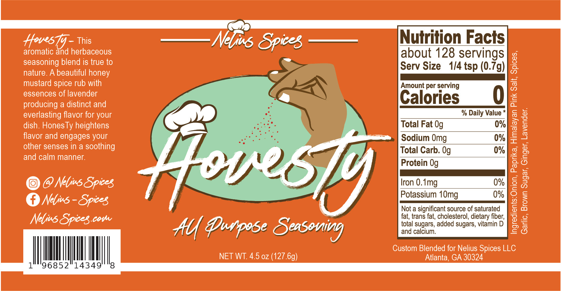 HONESTY SPICE BLEND (OUT OF STOCK)