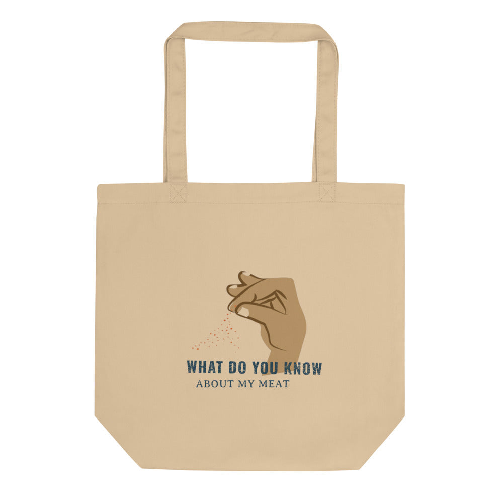 About my Meat Tote Bag