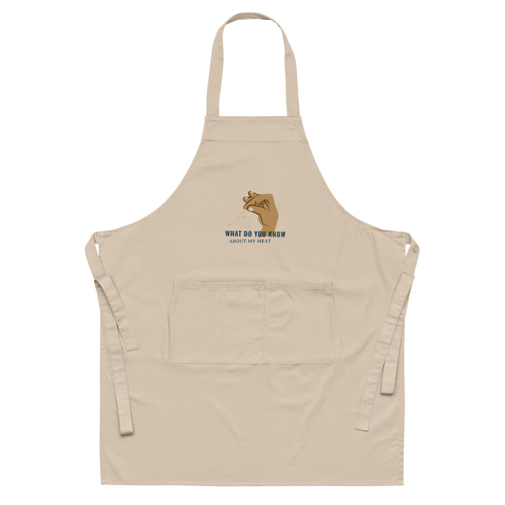 About my Meat  cotton apron
